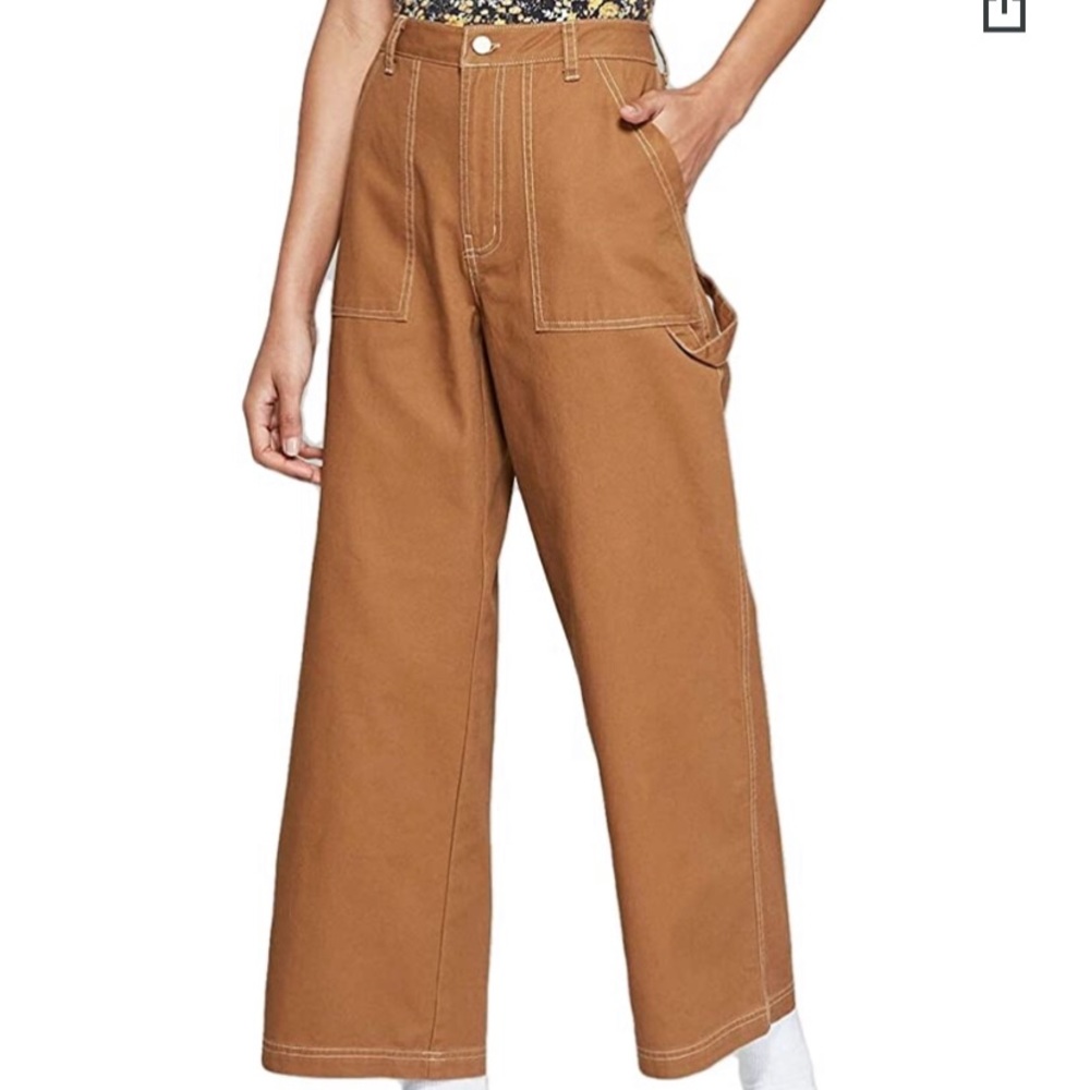 Wide Leg Work Pants